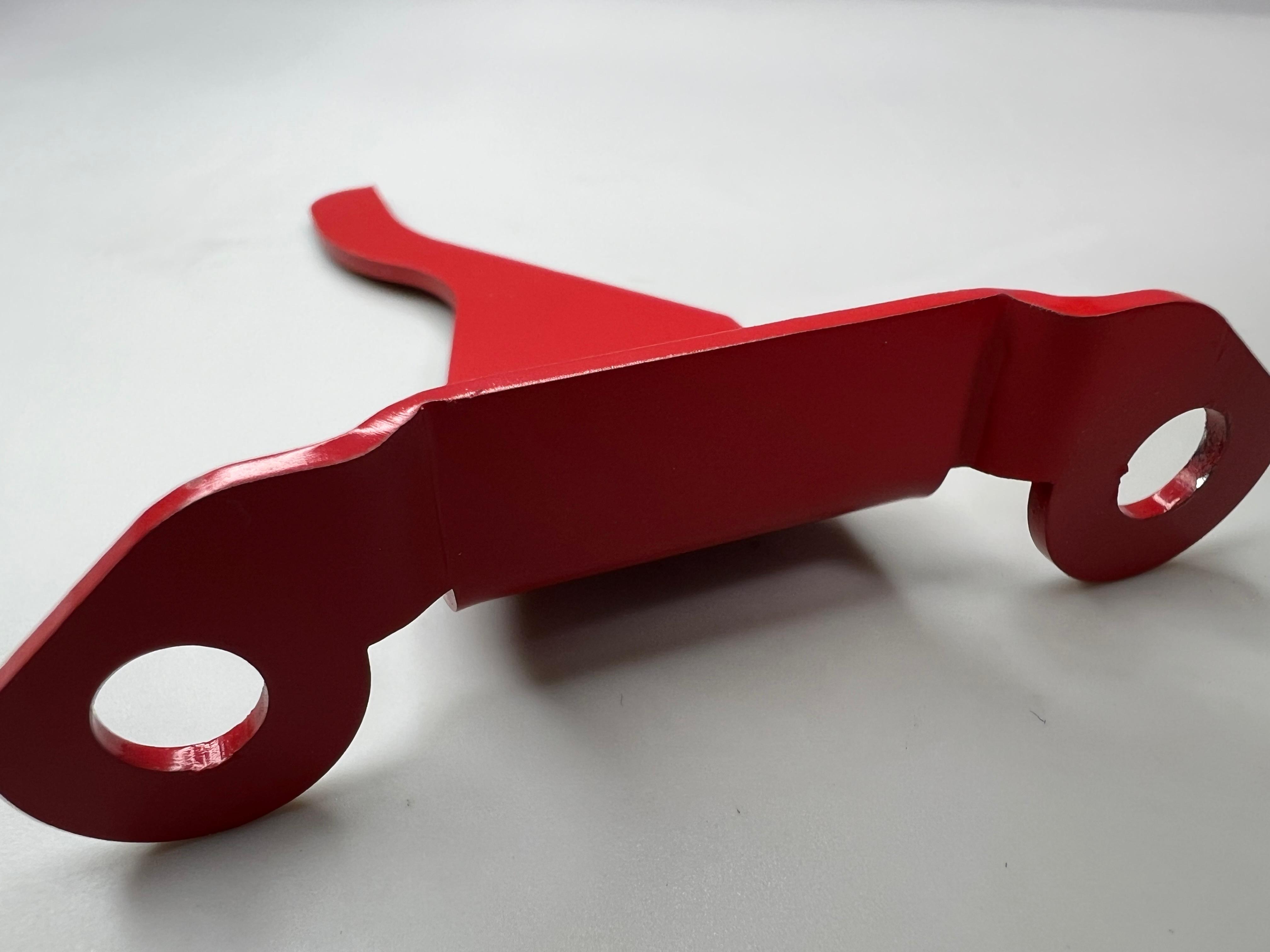 Markierungsblech Kurbelwellenrad O.T. Markierung Polo G40 PY in der Farbe Rot