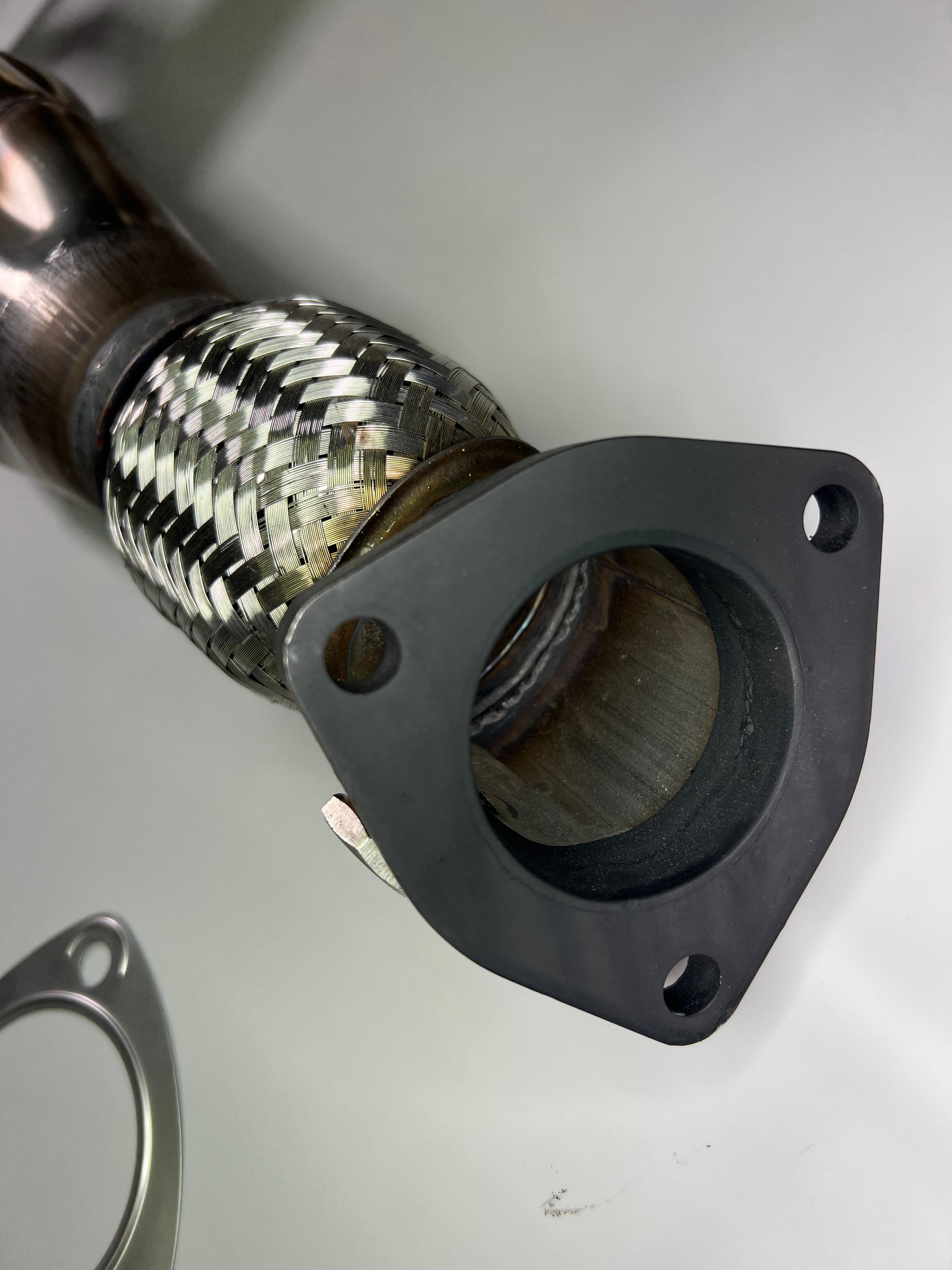 Fächerkrümmer von TeZet aus Edelstahl für VW G60 Golf und Corrado mit Teilegutachten für VW G60