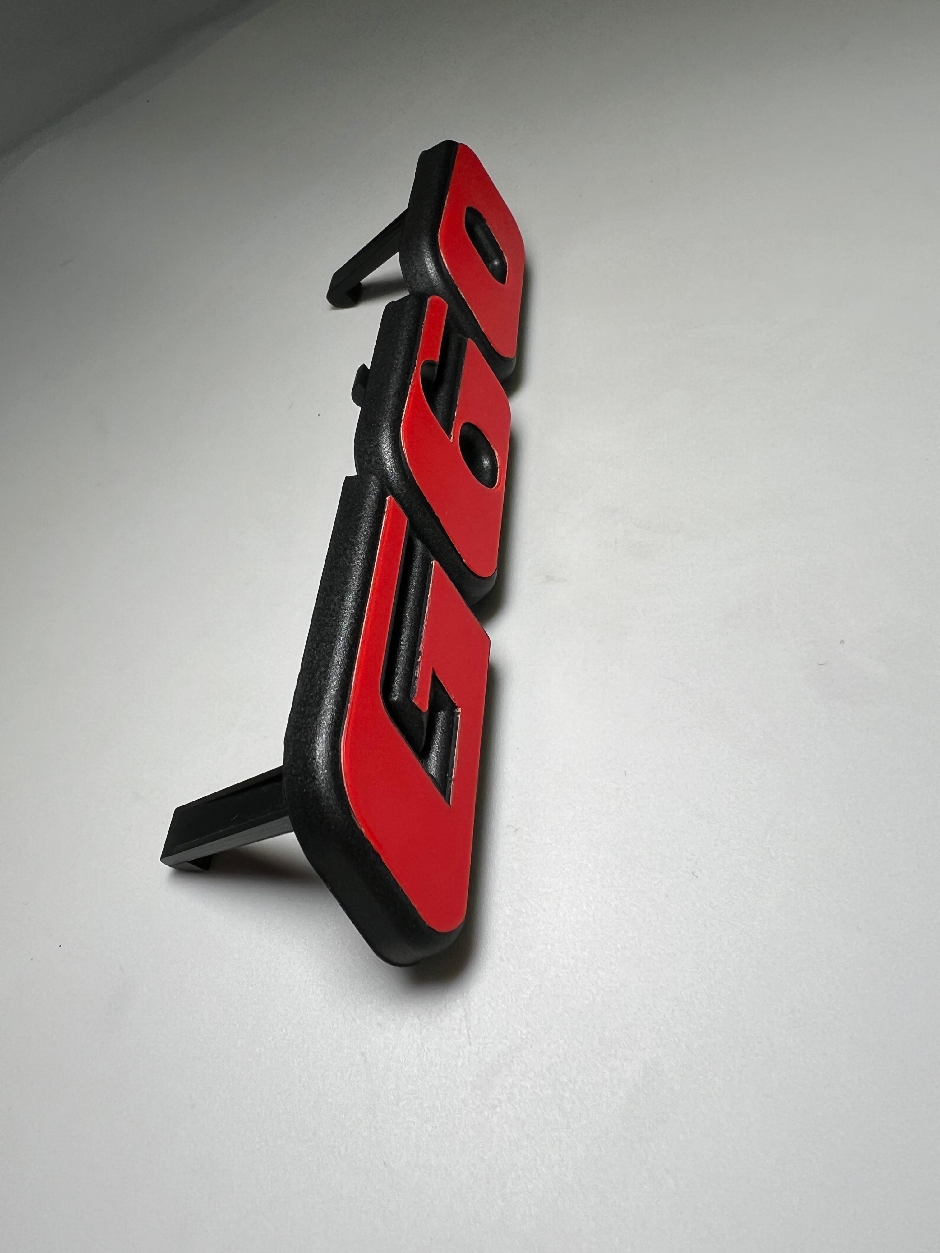 Emblem für den G60 Kühlergrill aus Kunststoff für Corrado und Passat