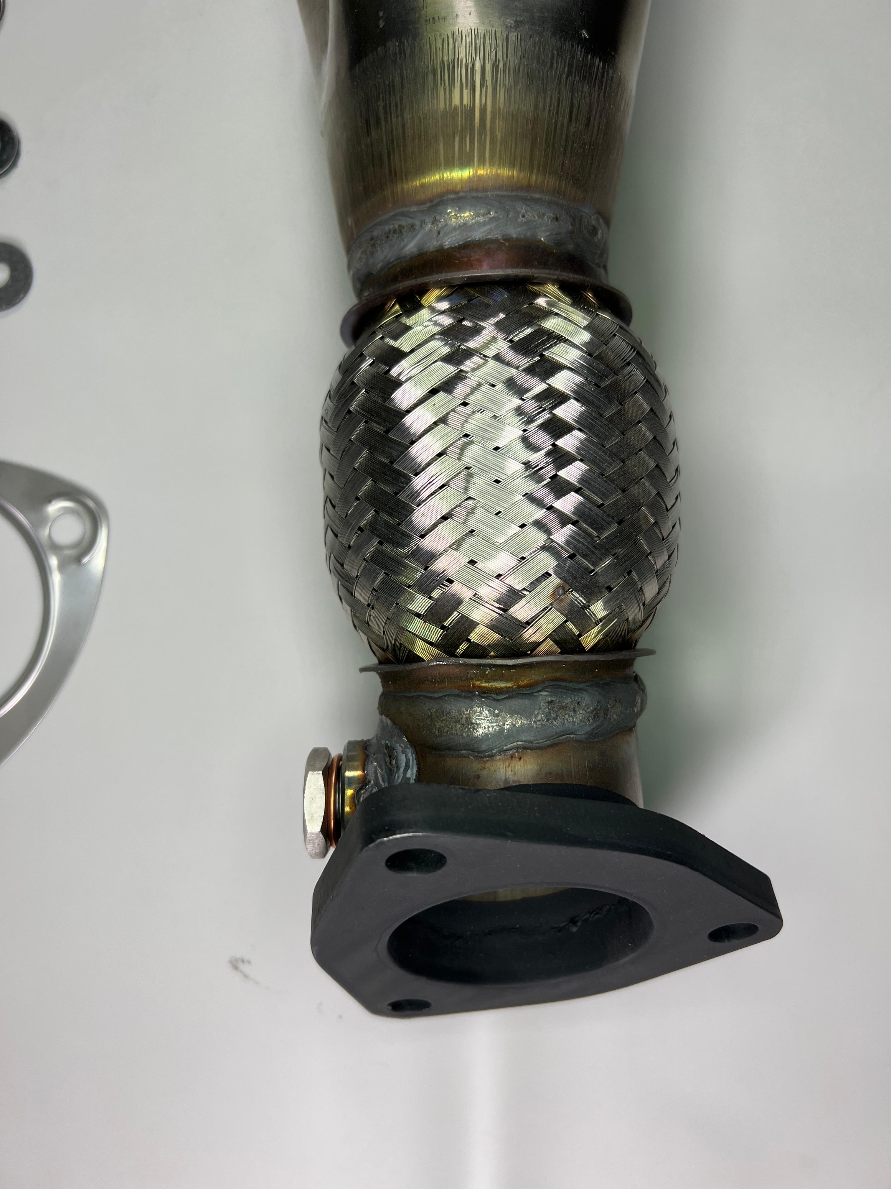 Fächerkrümmer von TeZet aus Edelstahl für VW G60 Golf und Corrado mit Teilegutachten für VW G60