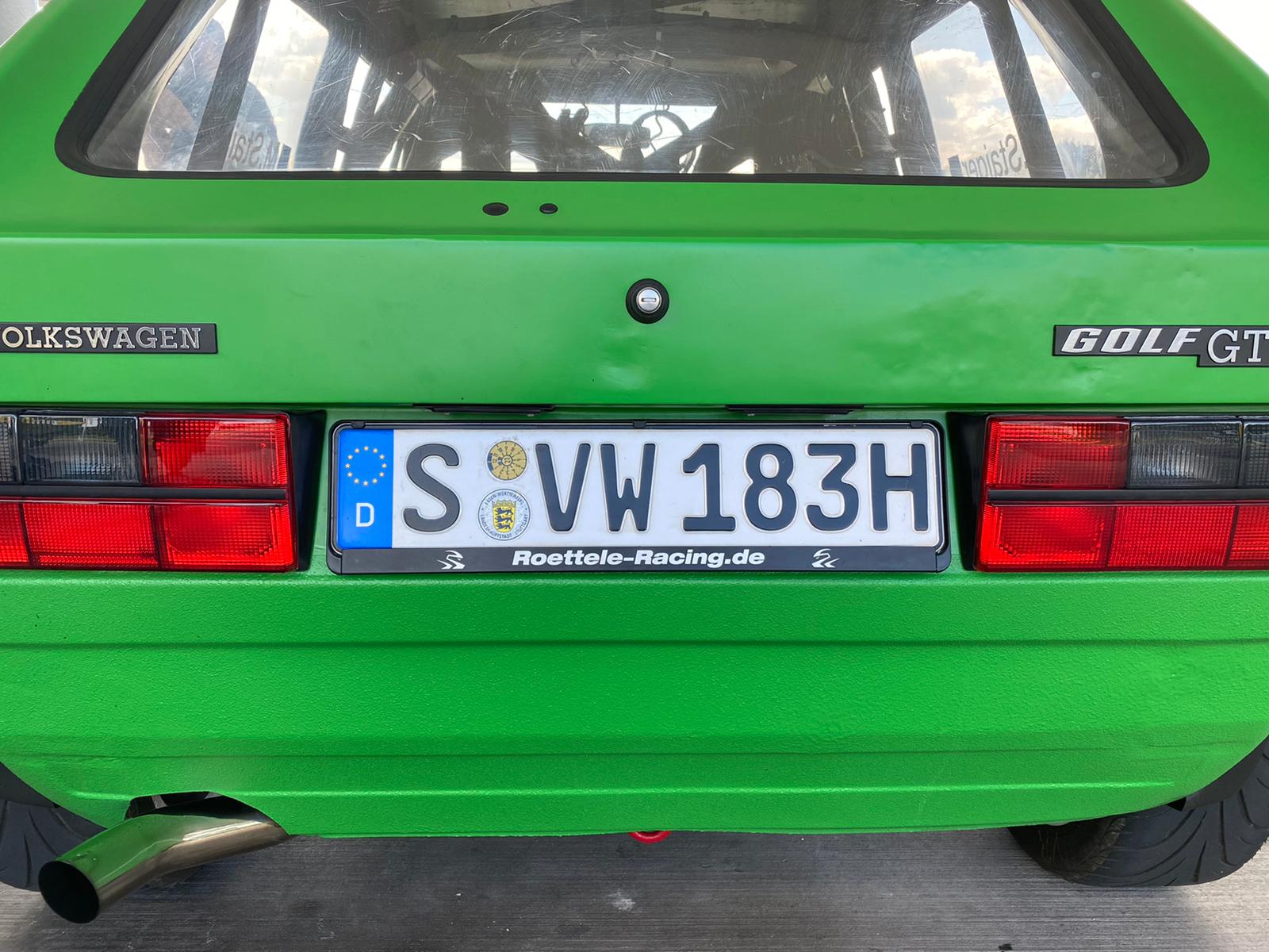 Nummernschild Kennzeichen Verstärker Halter Verstärkung von Röttele-Racing