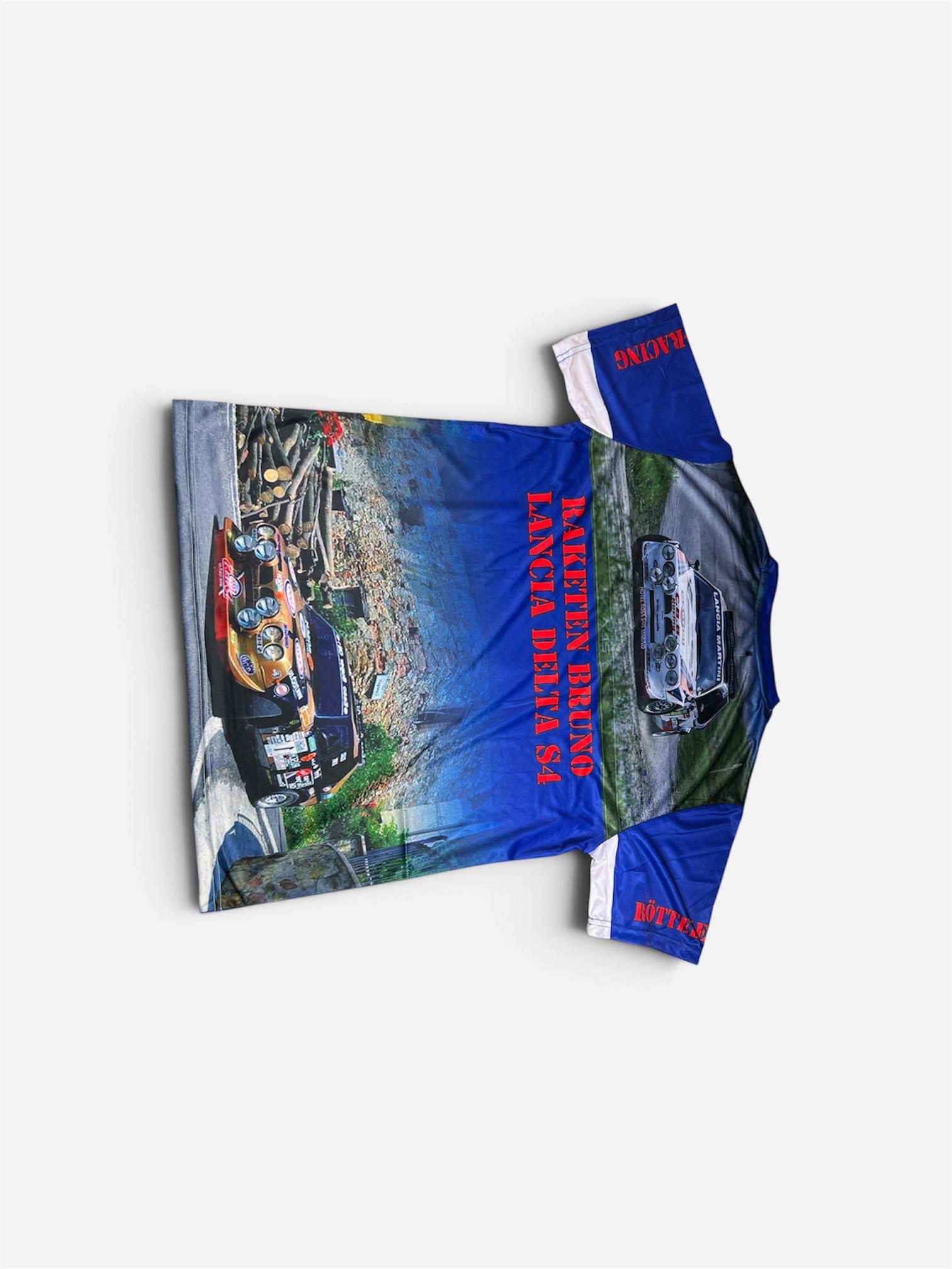 T-Shirt Lancia Delta S4 Design von Bruno Ianniello in der Farbe Königsblau