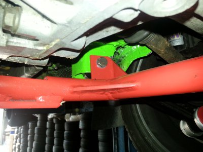 Verstärkungsrahmen Rahmen mit Querlenker und Zugstreben für Polo 86C für die Vorderachse
