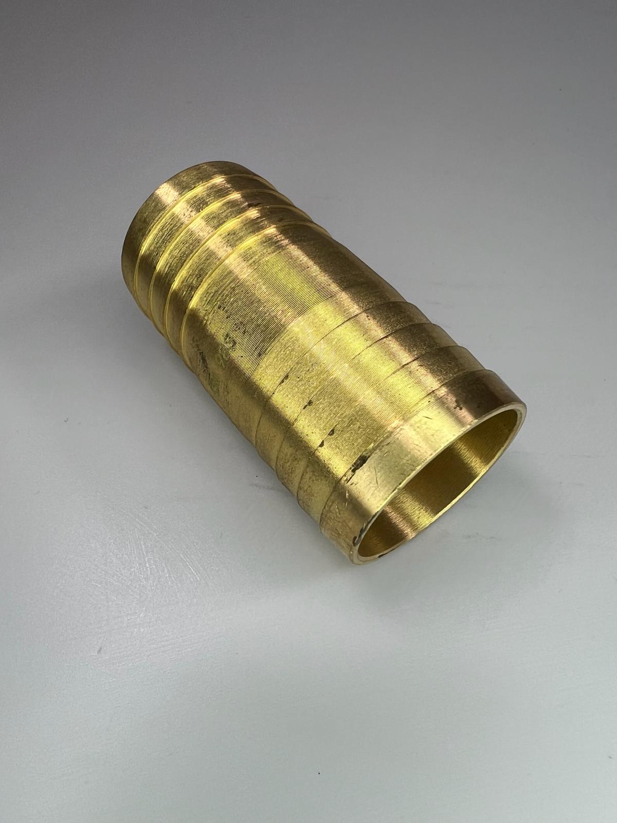 Wasserschlauch Verbindungsstück Schlauch Verbinder 32mm aus Metall Pressmessing