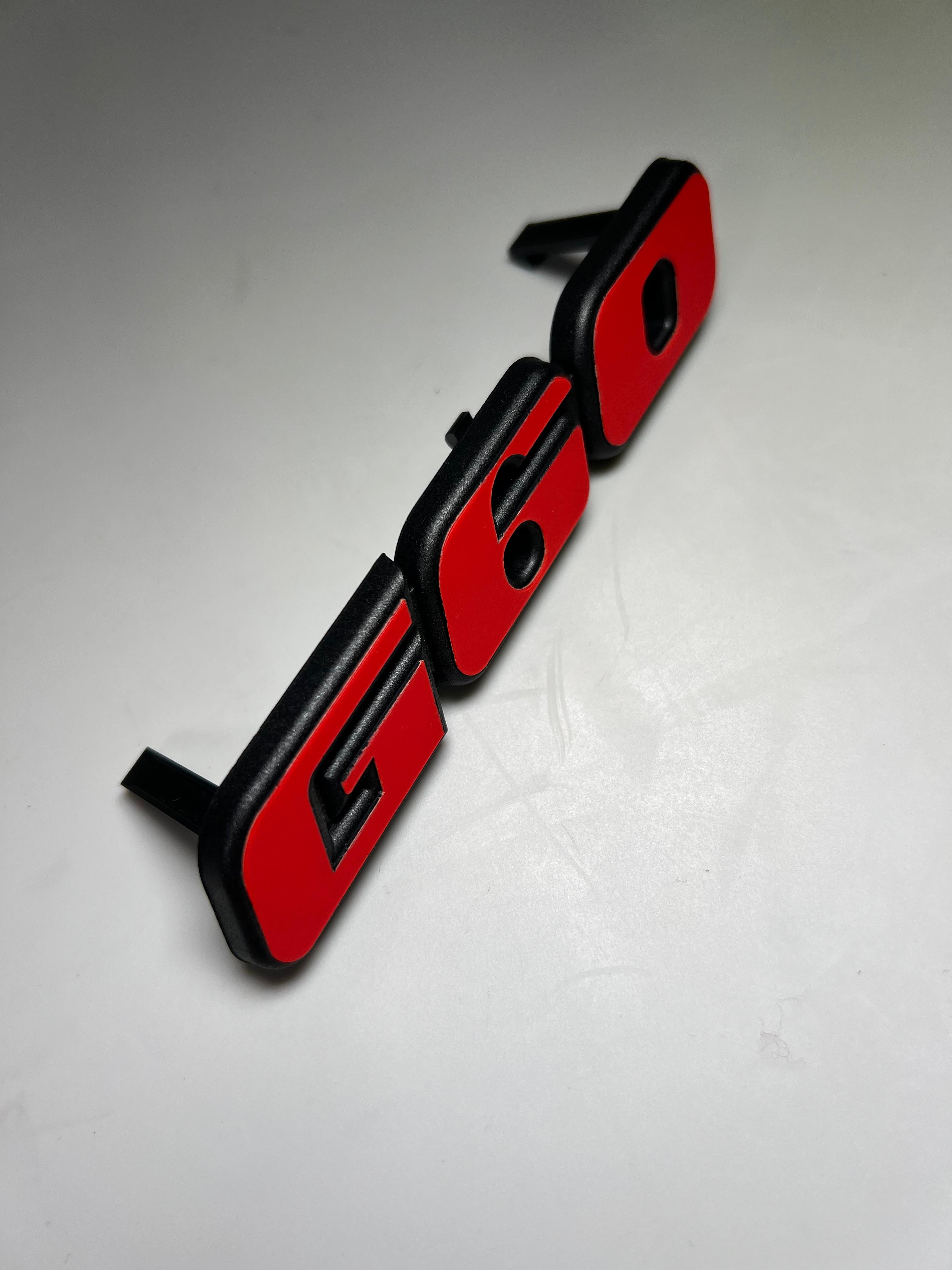 Emblem für den G60 Kühlergrill aus Kunststoff für Corrado und Passat