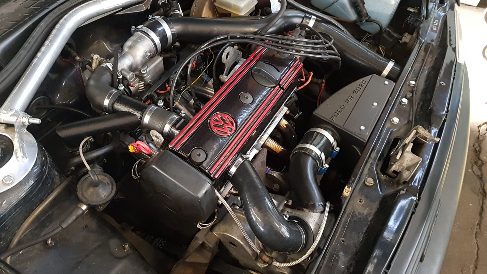 Air Intake Luftfilterkasten Ansaugung für Polo G40 oberhalb des Ladeluftkühler