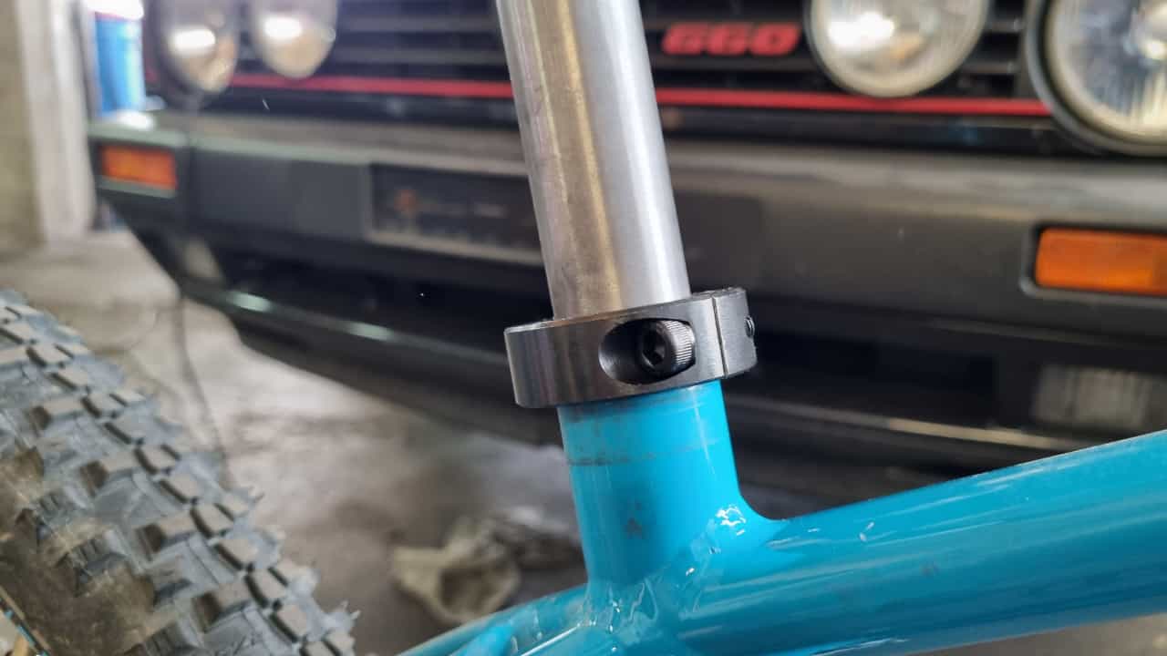 Fahrrad Sattelstangen verlängerung Klemmschellen 30mm mit Edelstahlschrauben