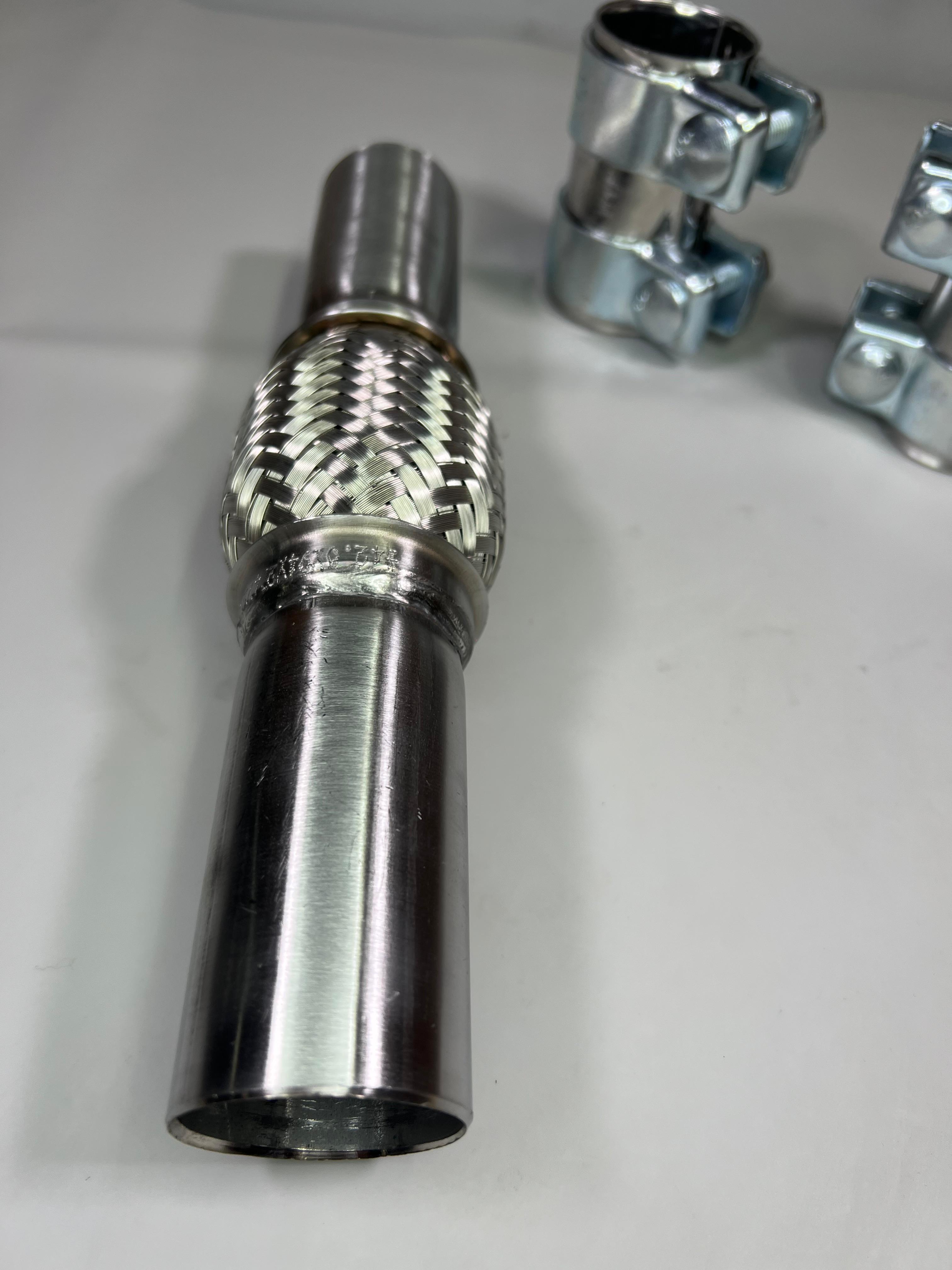 Flexrohr mit zwei Doppelschellen für den Polo G40 original Auspuff