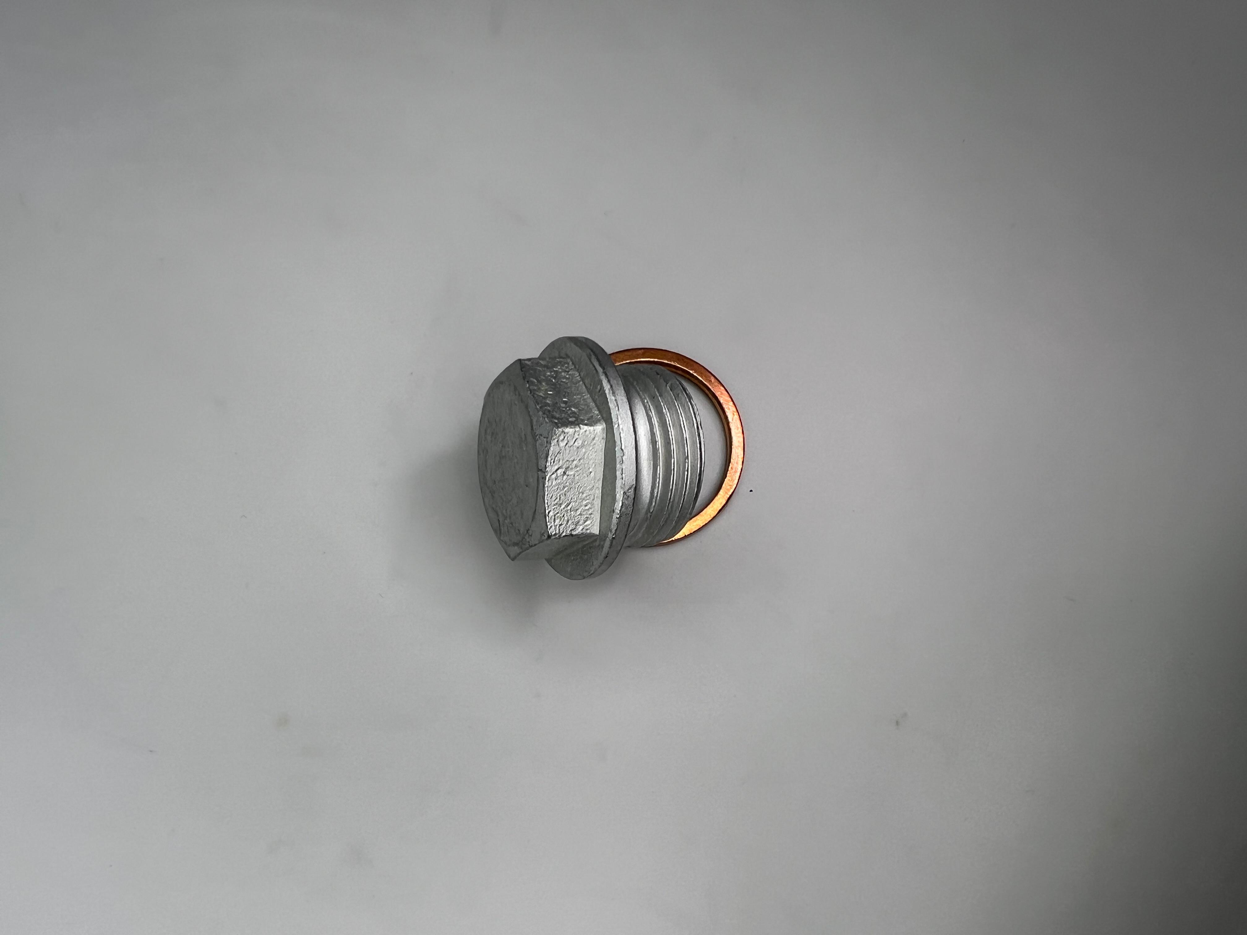 Lambdasonde Verschlussstopfen mit Kupferring  M18 x 1,5