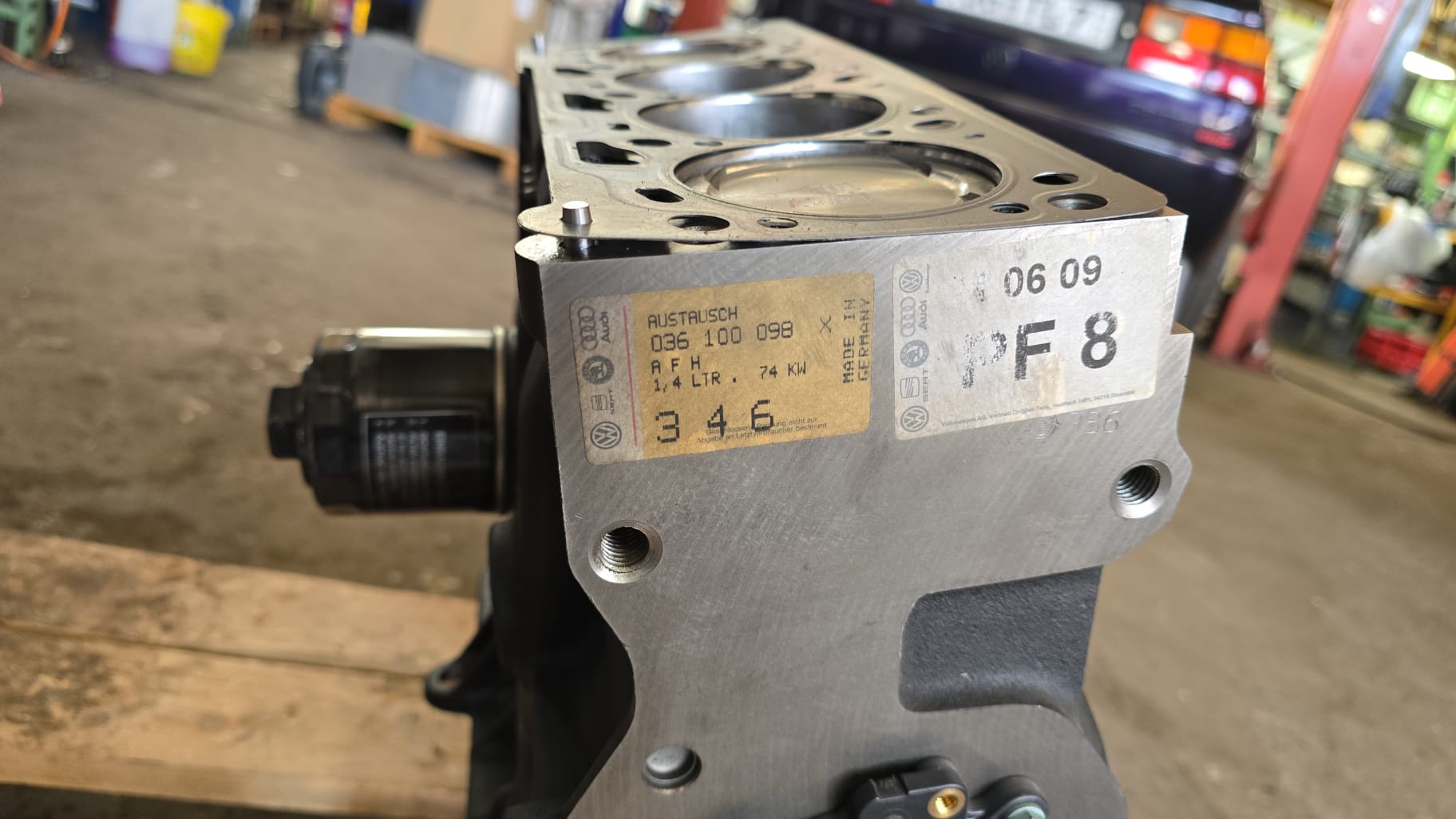 AFH Tauschmotorblock 101 PS 1,4 Liter Polo Lupo GTI