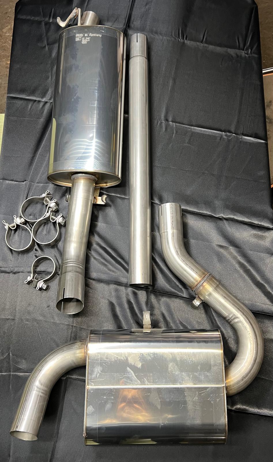 Auspuffanlage für Corrado G60 Gruppe A ab Kat mit 63,5mm von Fox