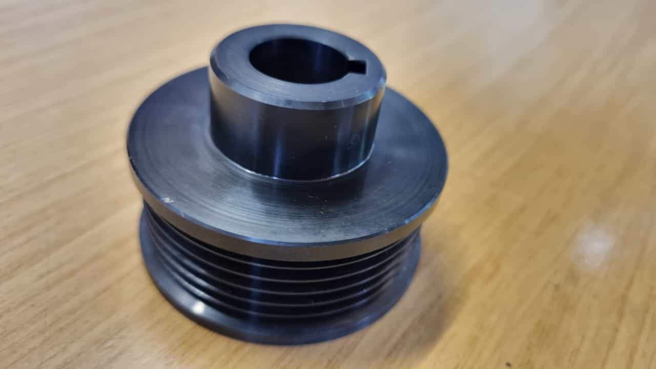 Laderrad Laderräder Rad Laderräder 6PK Laderrad für G40 Lader mit 6PK Riementrieb Stahl