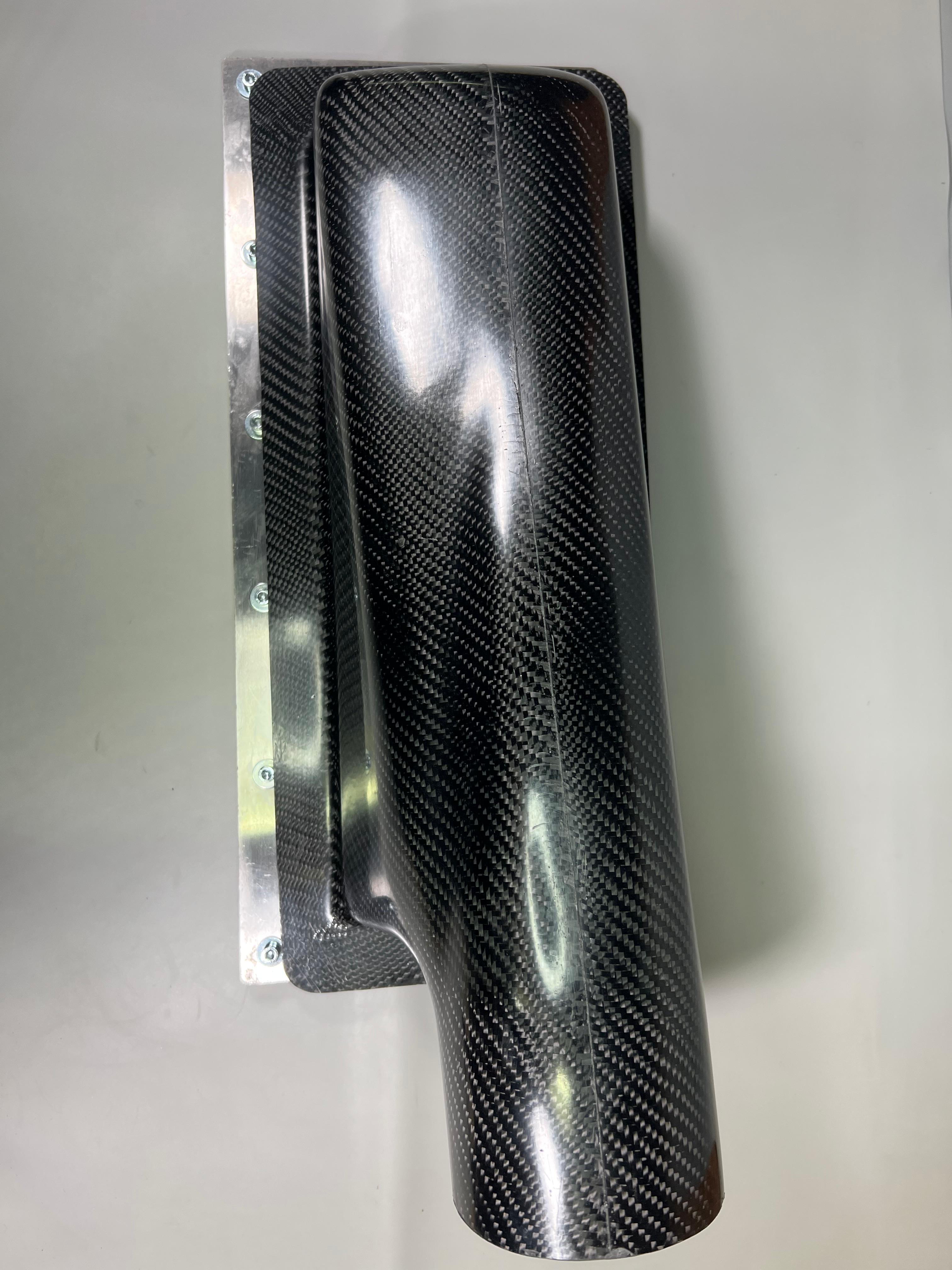 Carbon Airbox Luftsammler klein für unsere Polo und Golf mit Einzeldrosselanlage oder Doppelvergaser