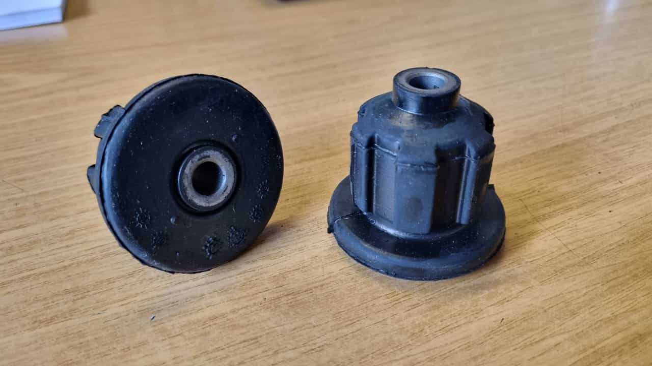 Hinterachse Polo G40 mit Stabilisator verzinkt gepulvert und Hohlraumversiegelt