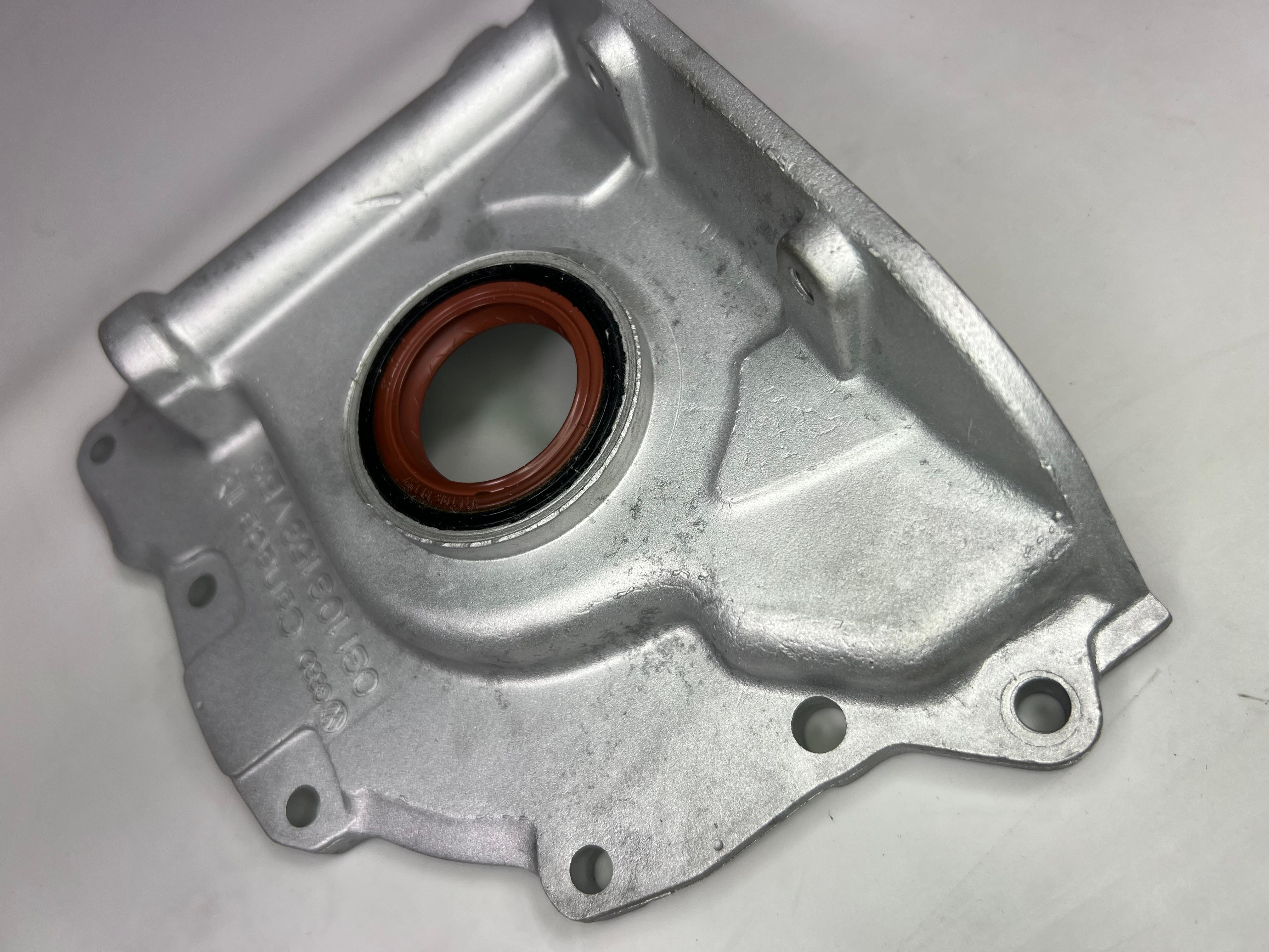 Ölpumpen Deckel Dichtflansch vorne Polo über der Ölpumpe von Baujahr 88 bis 94 original Teilenummer