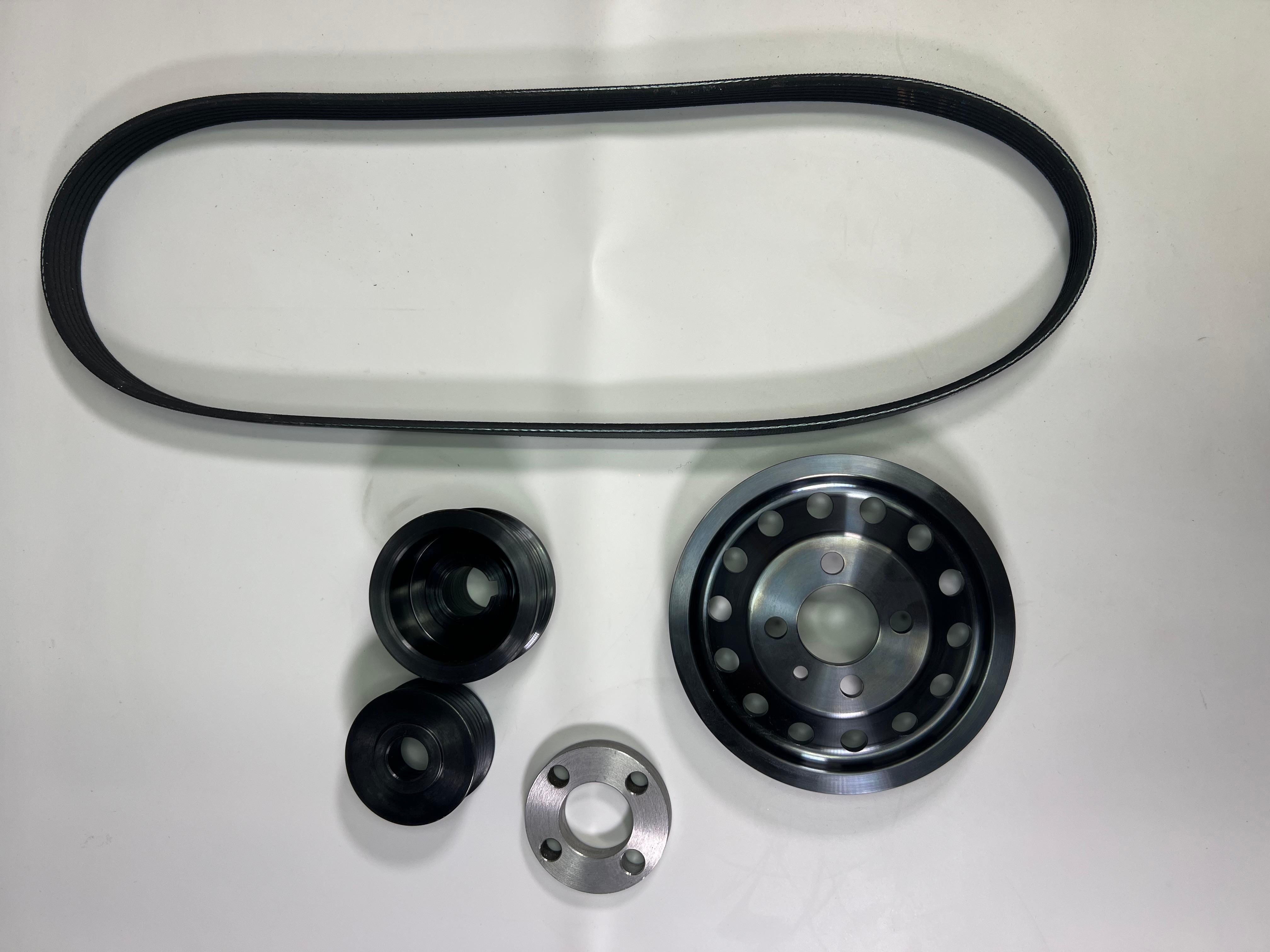 Riementrieb 6PK für G40 Lader im Polo mit wählbarem Laderrad
