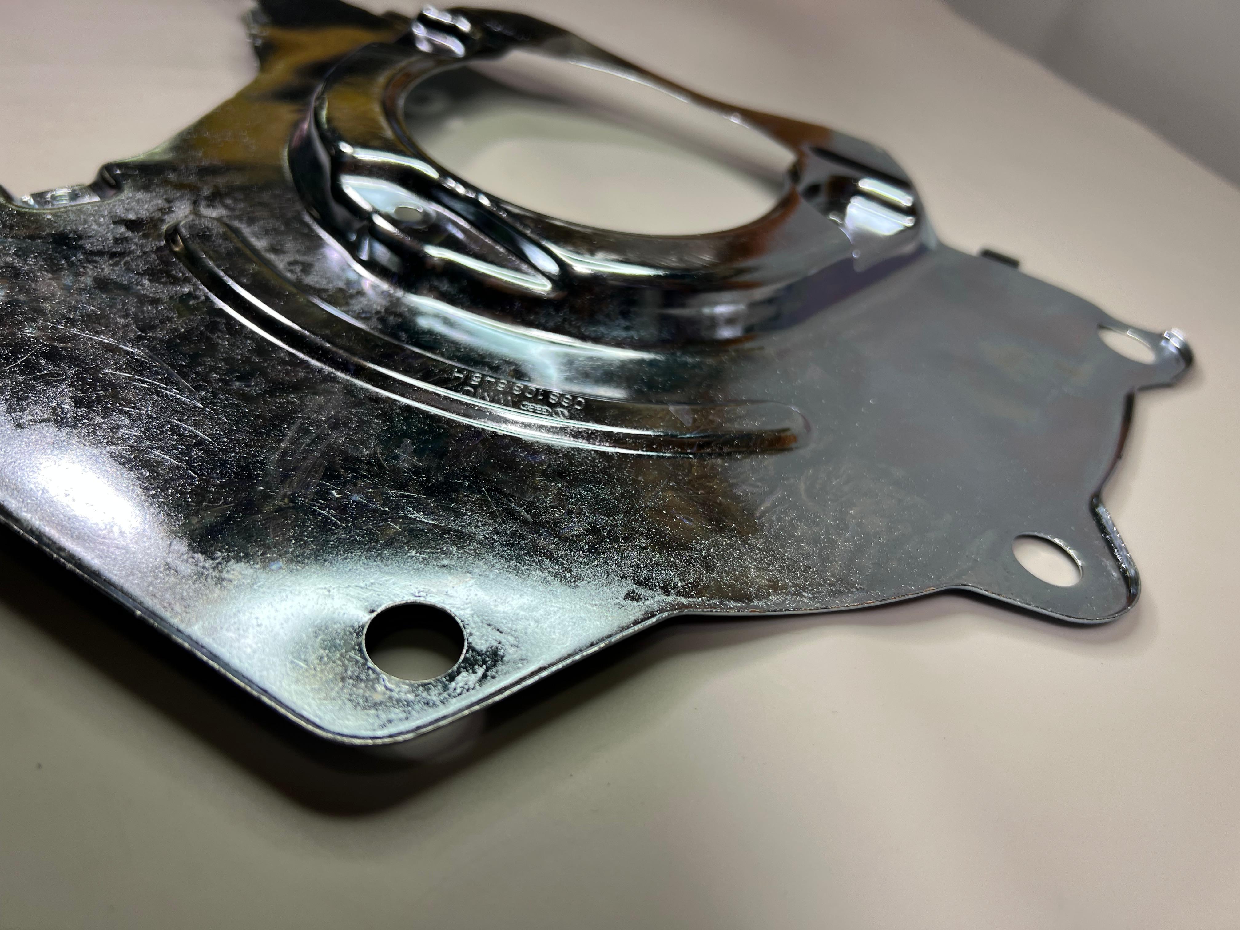 Blech zwischen Motor und Getriebe gebrauchtteil für VW G60 PG 1H aber neu verzinkt