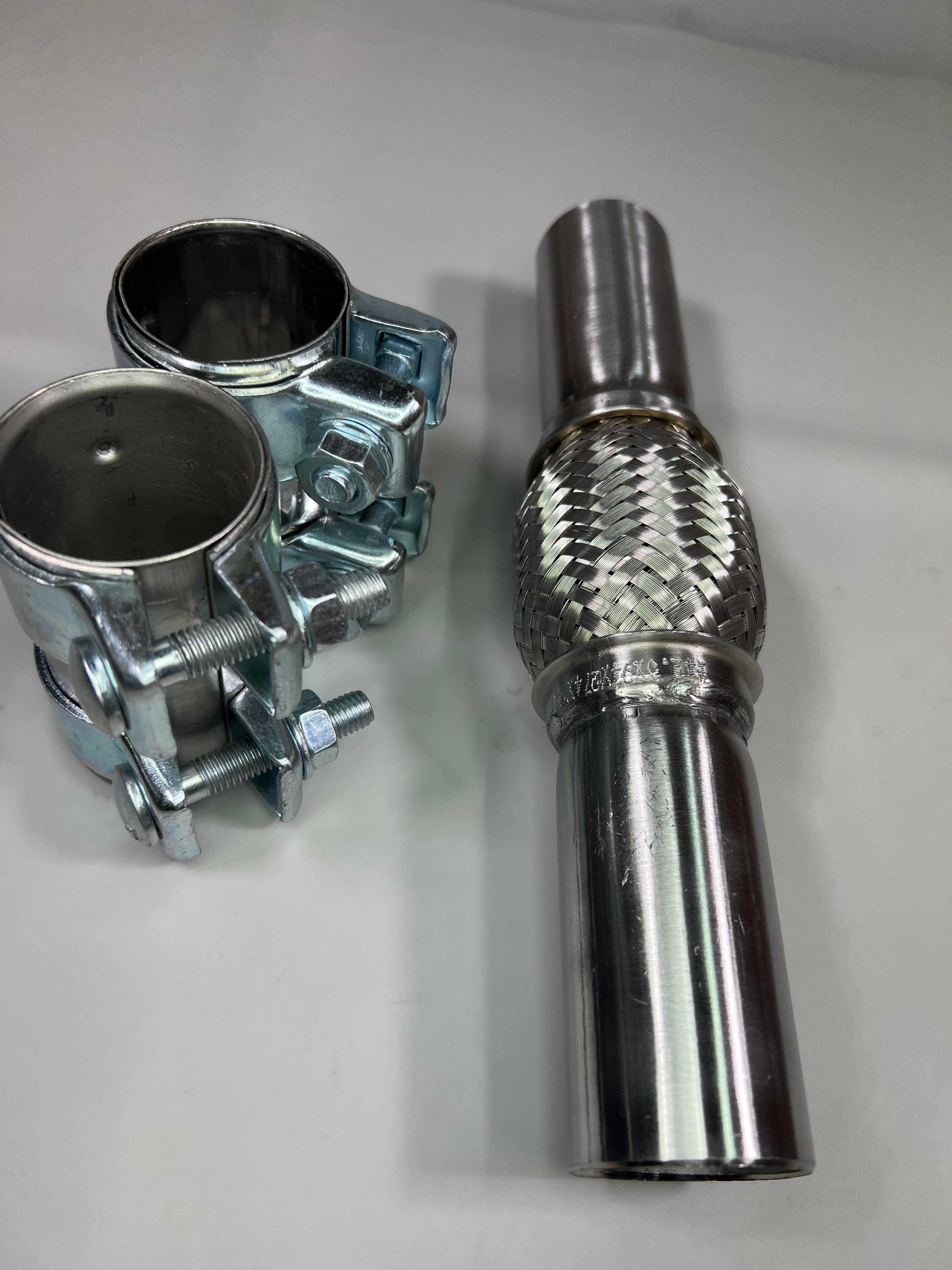 Flexrohr mit zwei Doppelschellen für den Polo G40 original Auspuff