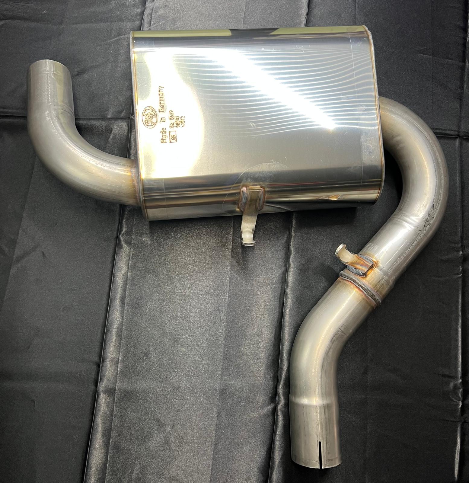 Auspuffanlage für Corrado G60 Gruppe A ab Kat mit 63,5mm von Fox