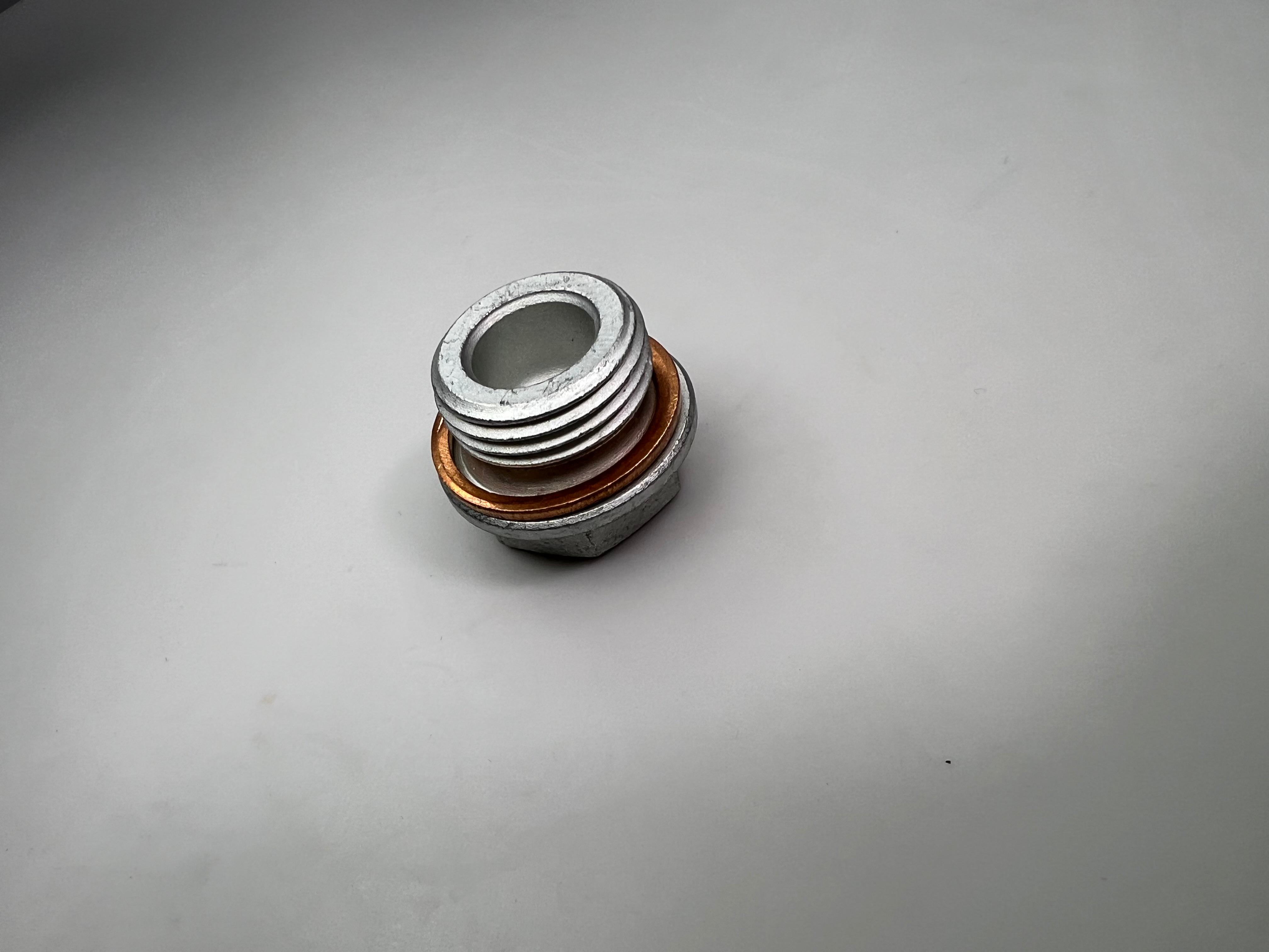 Lambdasonde Verschlussstopfen mit Kupferring  M18 x 1,5