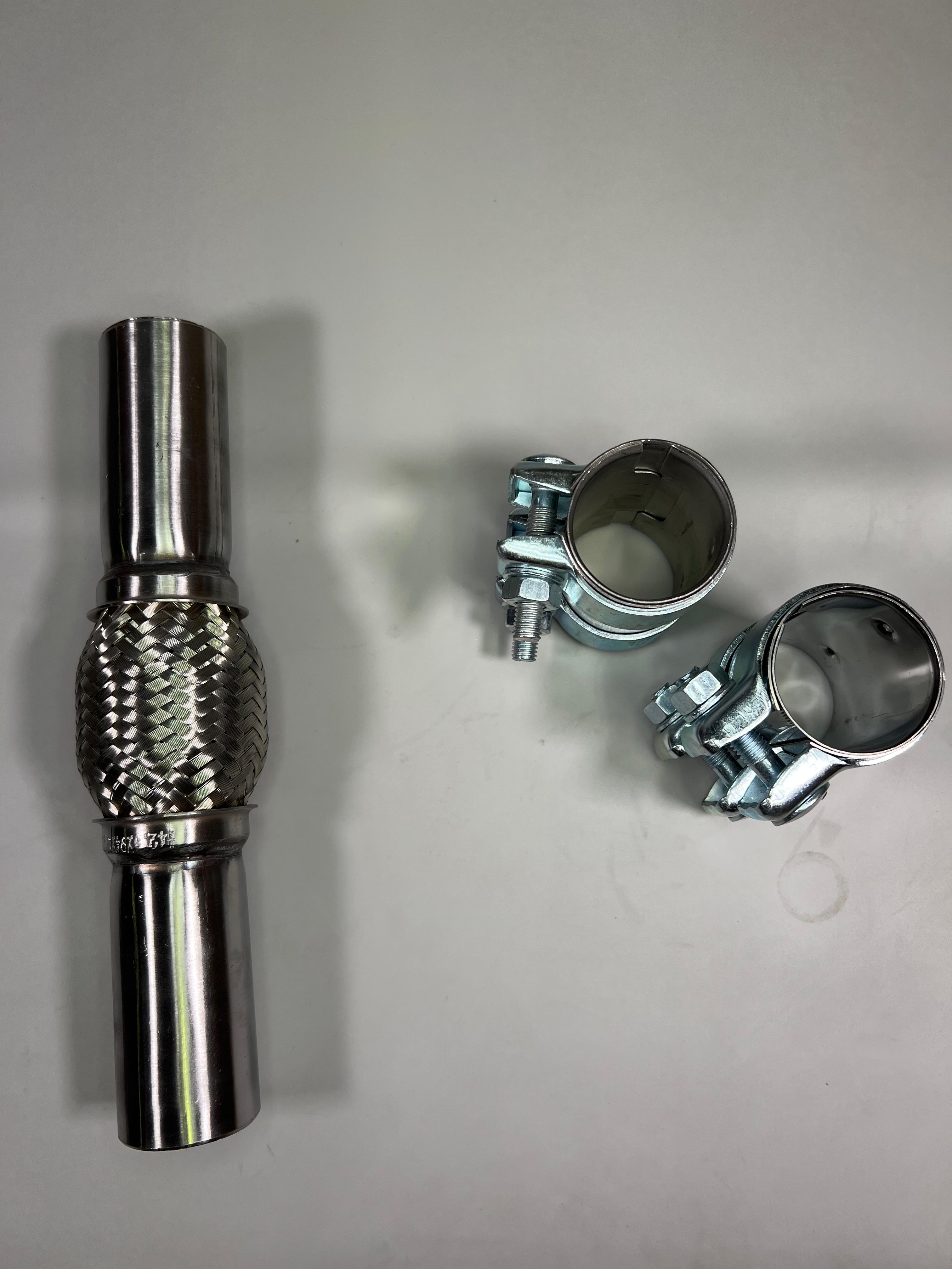 Flexrohr mit zwei Doppelschellen für den Polo G40 original Auspuff