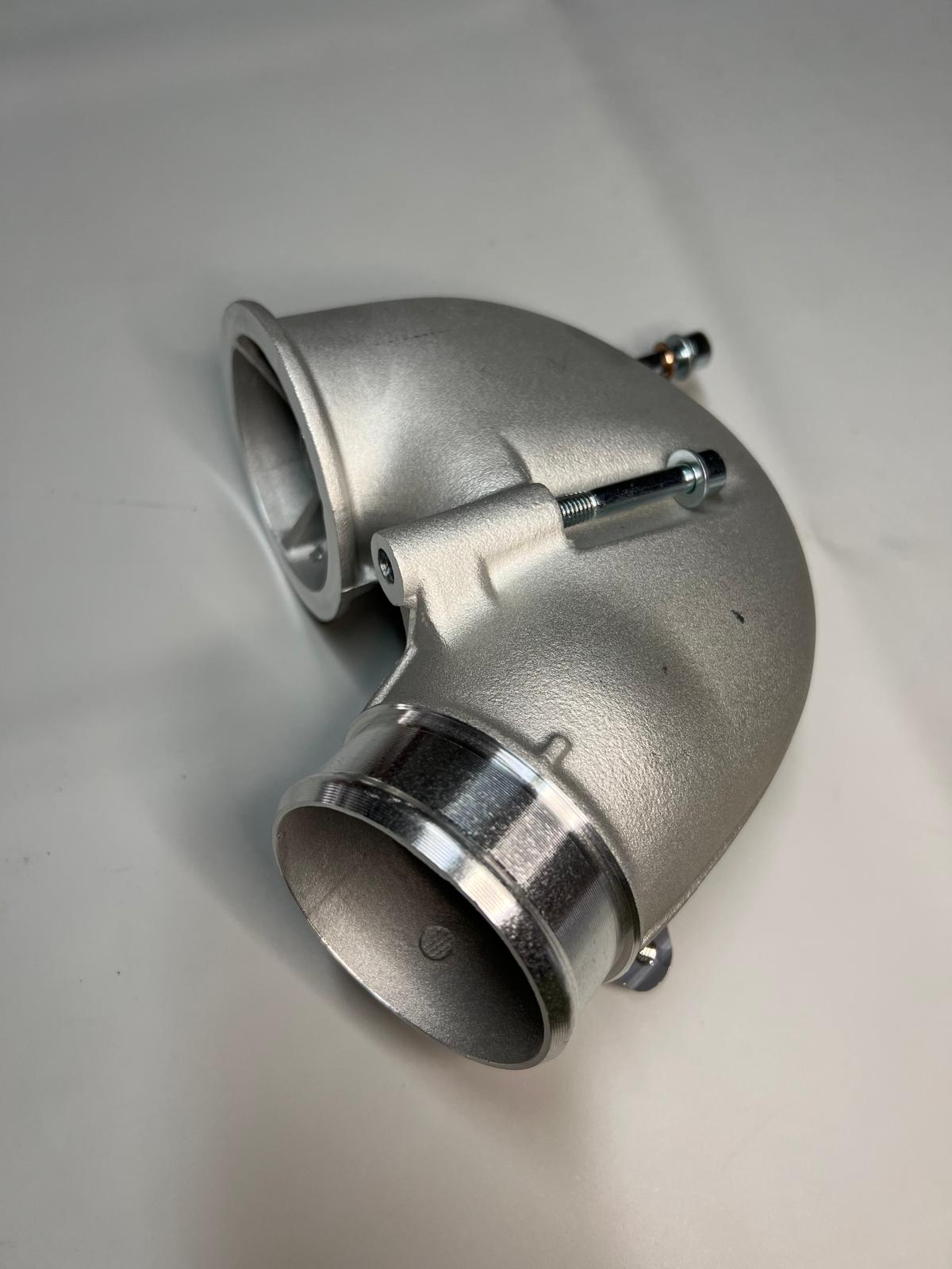 Auslassbogen 165° für G60 G-Lader mit großem Ladeluftkühler