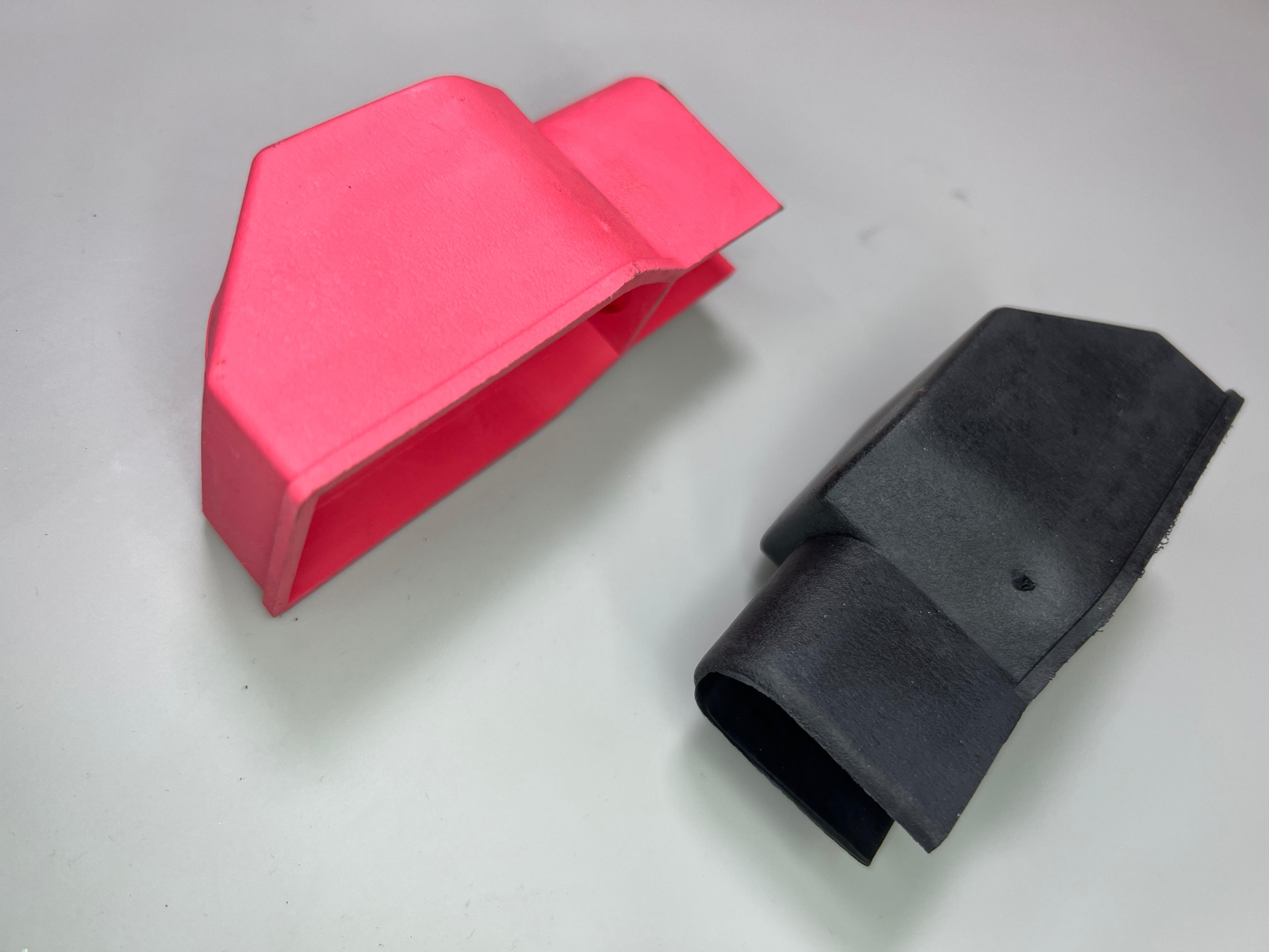 Abdeckung, Batteriepolklemme Schwarz und Rot für Plus und Minus Polklemmen