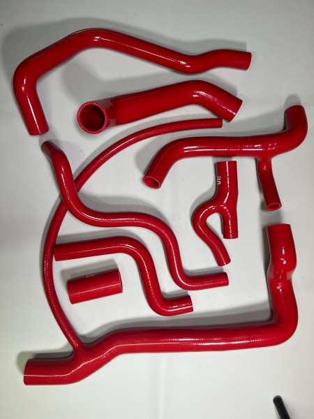 Kühlwasserschlauchsatz Golf G60 und Corrado G60 Silikonschlauchsatz in rot
