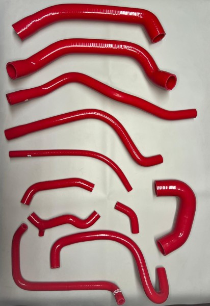 Kühlwasserschlauchsatz für Polo G40 Motor Kühlwasser Silikonschlauchsatz in der Farbe rot