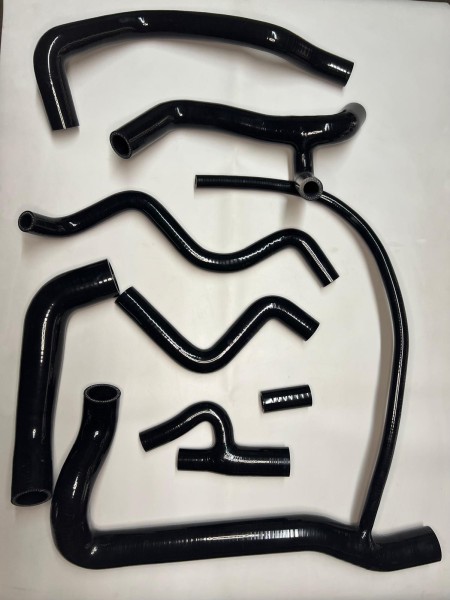 Kühlwasserschlauchsatz Golf G60 und Corrado G60 Silikonschlauchsatz in schwarz