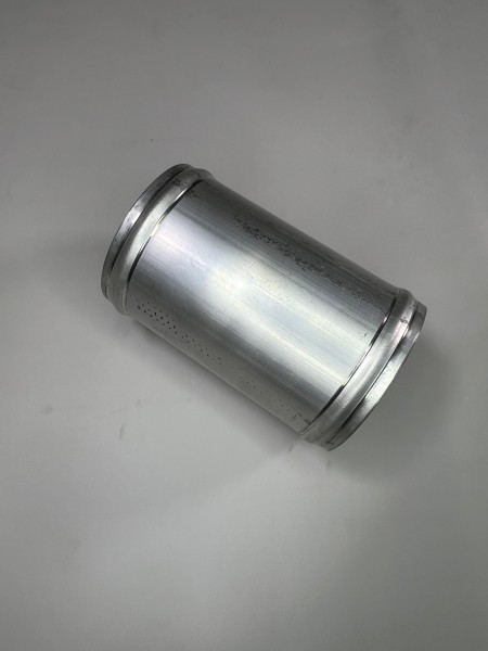 Ladedruckrohrverbinder mit 60mm Durchmesser und 70mm Länge mit Bördelkante