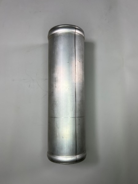 Ladedruckrohrverbinder mit 60mm Durchmesser und 150mm Länge mit Bördelkante