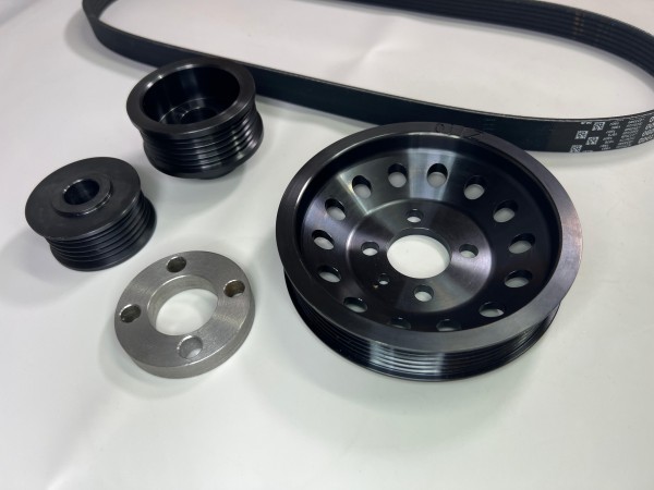 Riementrieb 6PK für G40 Lader im Polo mit wählbarem Laderrad 