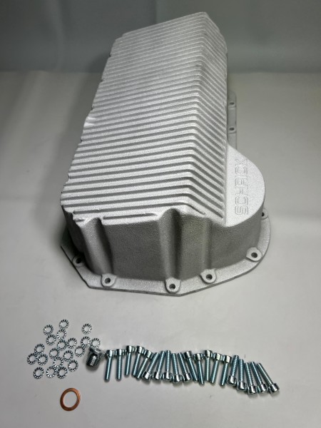 Ölwanne Aluminium von Schrick mit Schwabbelblech für alle G60 Motoren 