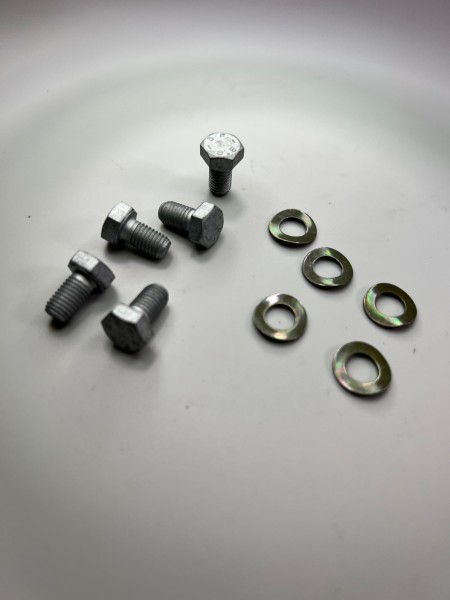 Schraube M 7X16 mit Unterlegscheibe Blech unten am Getriebe gebrauchtteil für VW Polo G40