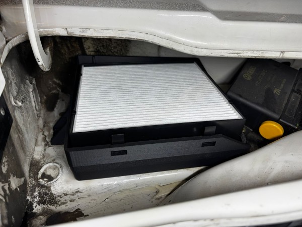 Innenraumfilter Pollenfilter Nachrüst Kit Filter mit Rahmen für den Golf 2 VW GOLF II 19E und 1G1