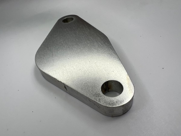  Edelstahl Abdeckplatte für die mechanische Kraftstoffpumpe Polo 2 und 3 mit Hydrostößel Zylinderkopf 