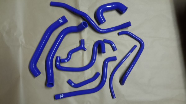 Kühlwasserschlauchsatz Kühlwasser Silikonschlauchsatz für Polo G40 Motor in der Farbe blau