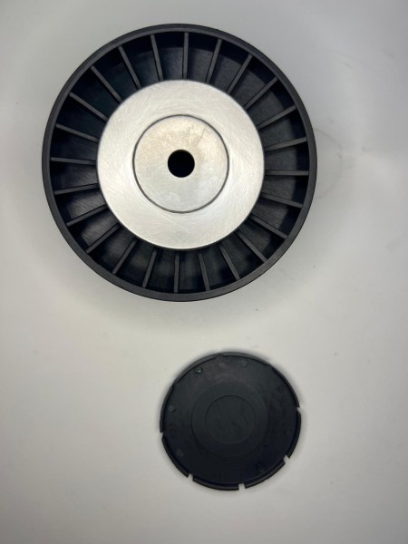 Spannrolle und Umlenkrolle für Flachriemen am G60 Motor