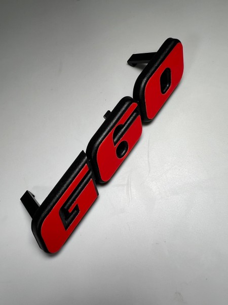 Emblem für den G60 Kühlergrill aus Kunststoff für Corrado und Passat 