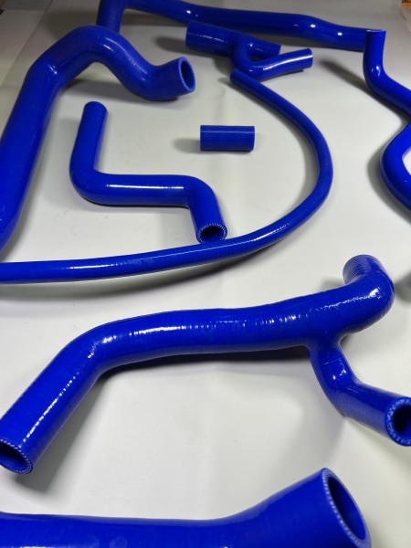 Kühlwasserschlauchsatz Golf G60 und Corrado G60 Silikonschlauchsatz in blau 