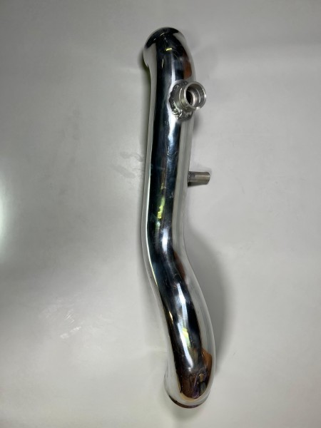 Druckrohr Ladedruckrohr Rohr aus Aluminium poliert 60mm für Polo G40