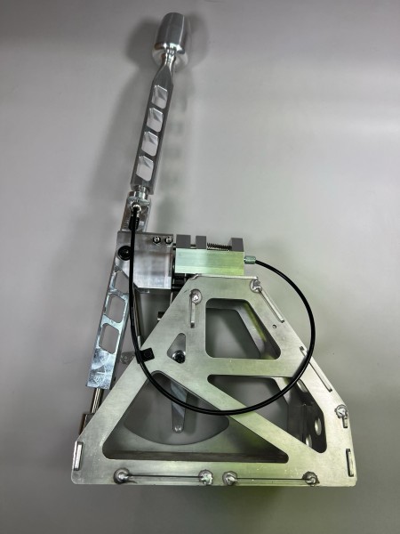 Shifter für das 02A 02T 02S Getriebe mit Seilzug Ansteuerung mit Rückfahrsperre zum nach unten drücken wie beim original Schalthebel 