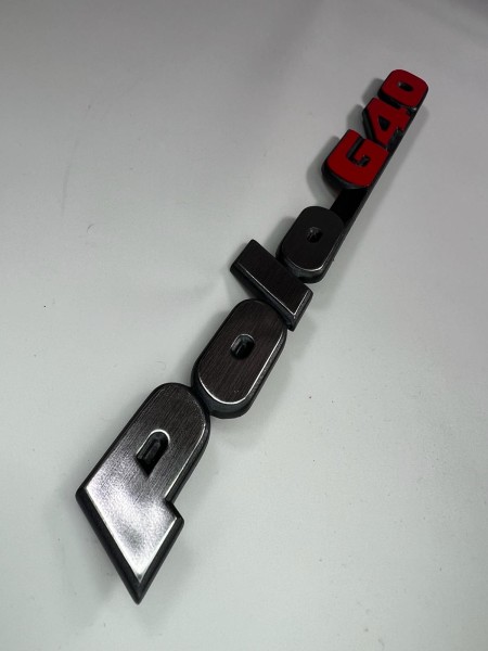Hinterer Schriftzug Emblem für Polo G40 für VW Polo 2F mit der Teilenummer : 871 853 687 E VD9